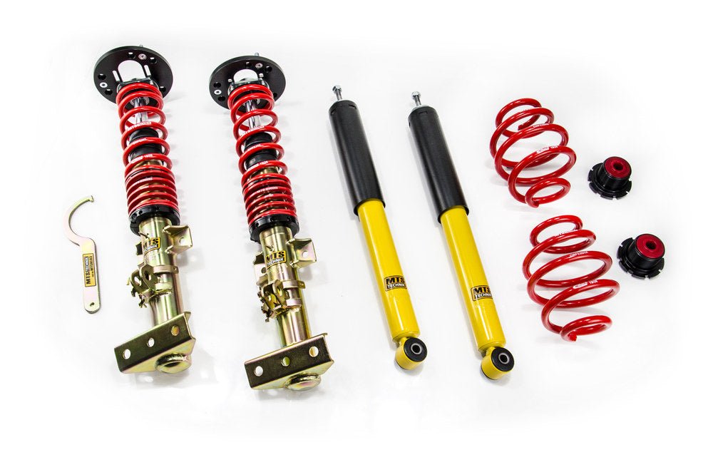 MTSGWBM07 Street Coilover Kit w/ Camber Adjust Top Mounts (Gold) for BMW Z3 Coupe (E36) - MTS Technik UK - mtsgwbm07-bmw-z3-coupe-e36