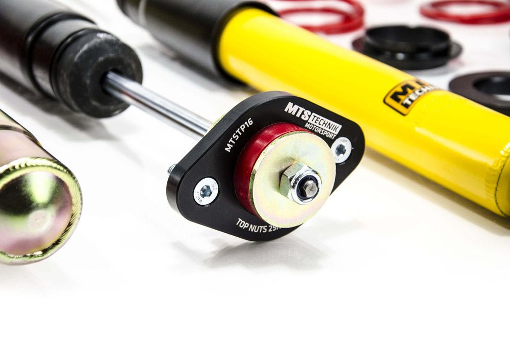 MTSGWBM100-S Stance Coilover Kit w/ Camber Adjust Top Mounts (Gold) for BMW 3 (E46) - MTS Technik UK - mtsgwbm100-s-bmw-3-e46