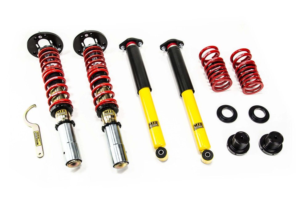 MTSGWBM102-S Stance Coilover Kit w/ Camber Adjust Top Mounts (Gold) for BMW 3 (E30) - MTS Technik UK - mtsgwbm102-s-bmw-3-e30
