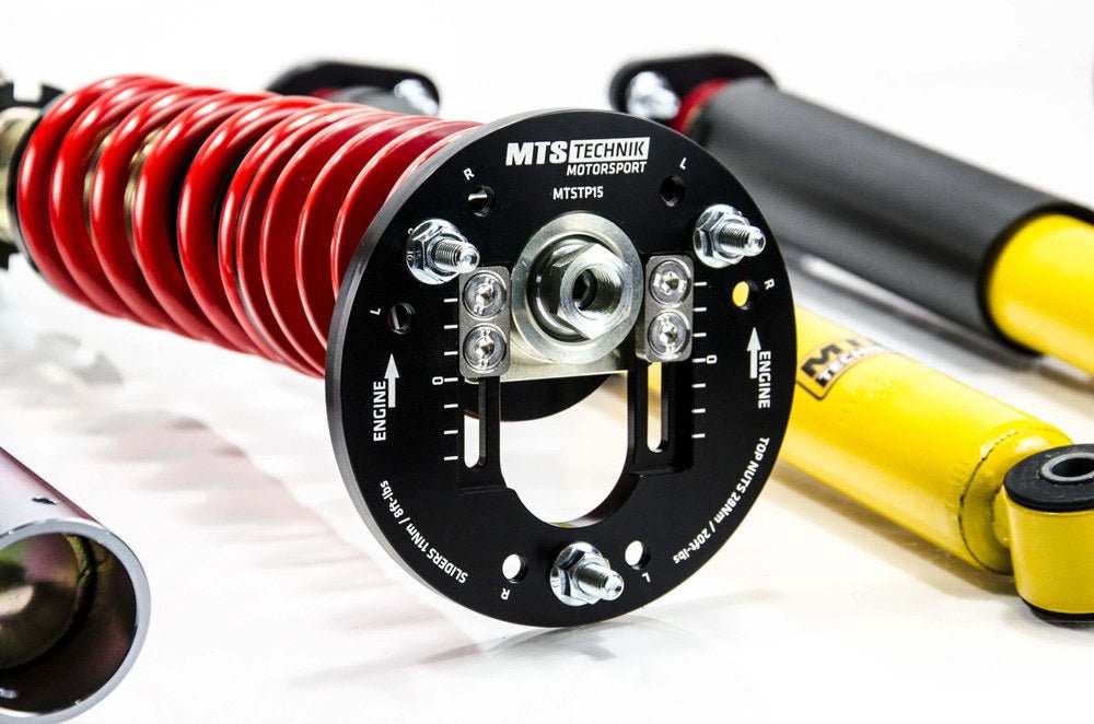 MTSGWBM105-S Stance Coilover Kit w/ Camber Adjust Top Mounts (Gold) for BMW 3 (E30) - MTS Technik UK - mtsgwbm105-s-bmw-3-e30