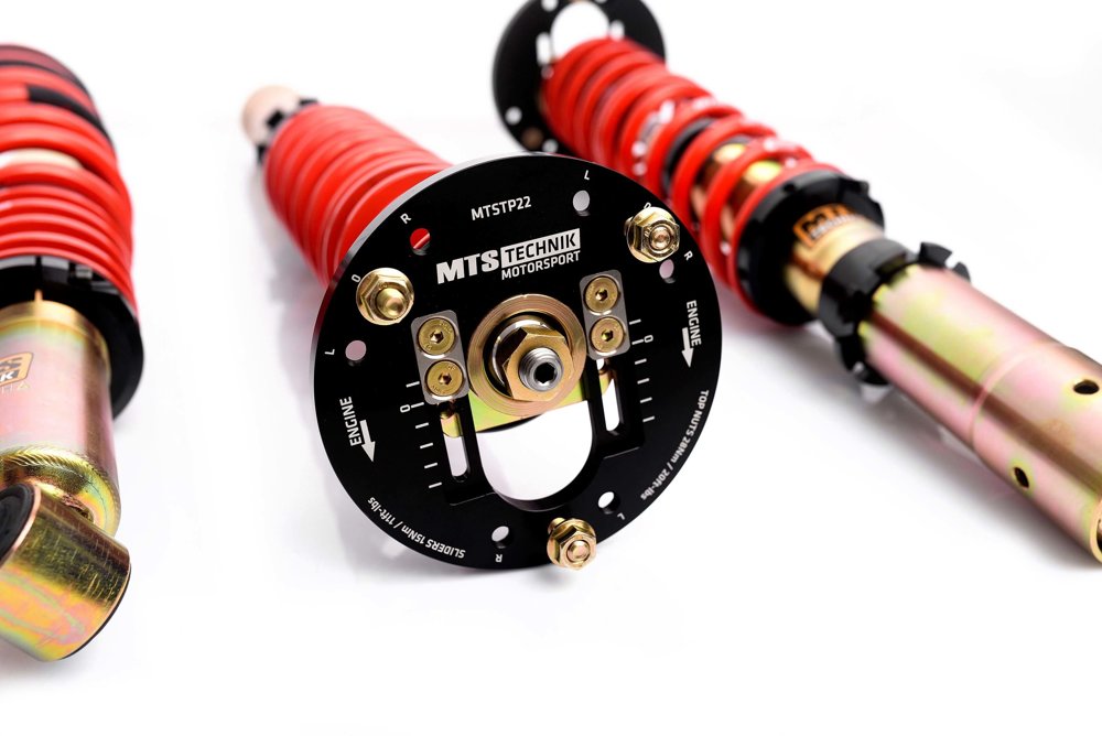 MTSGWBM17 Street Coilover Kit w/ Camber Adjust Top Mounts (Gold) for BMW 3 (E21) - MTS Technik UK - mtsgwbm17-bmw-3-e21