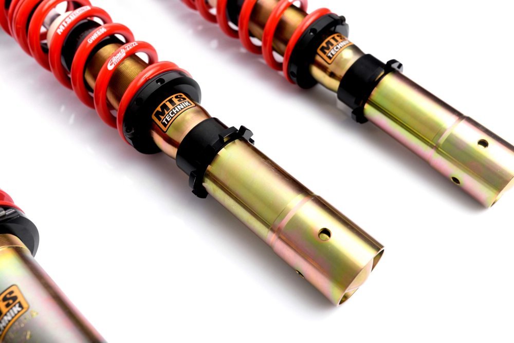 MTSGWBM17 Street Coilover Kit w/ Camber Adjust Top Mounts (Gold) for BMW 3 (E21) - MTS Technik UK - mtsgwbm17-bmw-3-e21