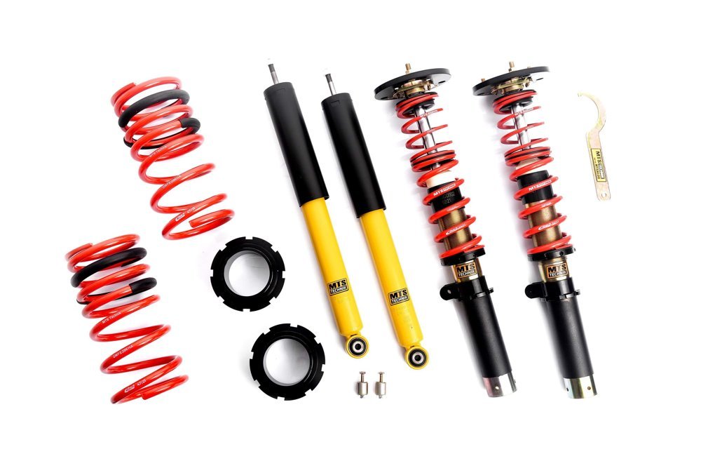 MTSGWBM54 Street Coilover Kit w/ Camber Adjust Top Mounts (Gold) for BMW 1502-2002 (E10) - MTS Technik UK - mtsgwbm54-bmw-1502-2002-e10