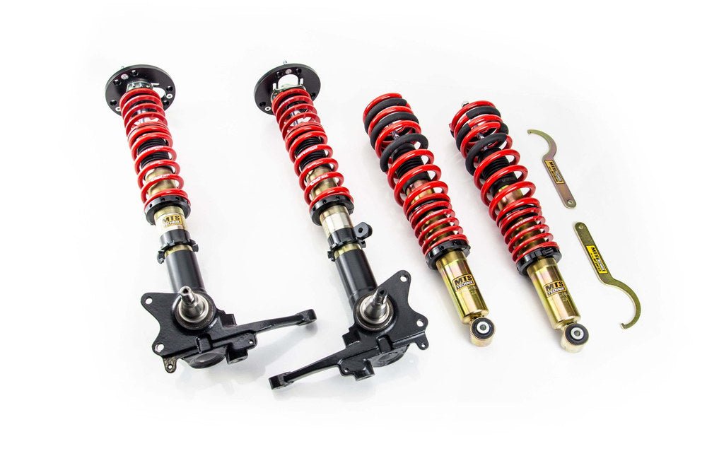 MTSGWBM84 Street Coilover Kit w/ Camber Adjust Top Mounts (Gold) for BMW 3 (E21) - MTS Technik UK - mtsgwbm84-bmw-3-e21