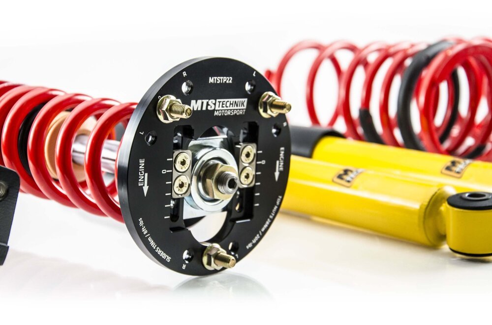 MTSGWBM93 Street Coilover Kit w/ Camber Adjust Top Mounts (Gold) for BMW 2.5-3.2 Coupe (E9) - MTS Technik UK - mtsgwbm93-bmw-25-32-coupe-e9