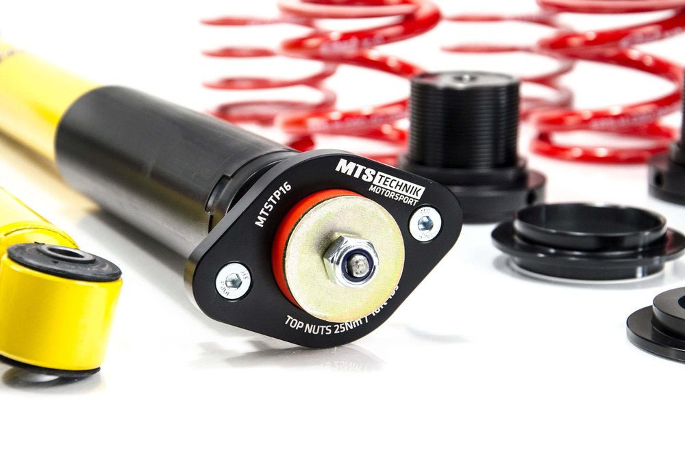 MTSGWBM99-S Stance Coilover Kit w/ Camber Adjust Top Mounts (Gold) for BMW Z3 Roadster (E36) - MTS Technik UK - mtsgwbm99-s-bmw-z3-roadster-e36