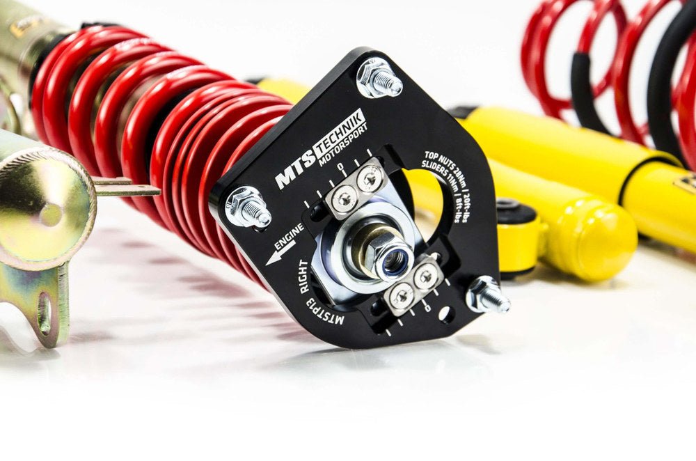 MTSGWFI09-S Stance Coilover Kit w/ Camber Adjust Top Mounts (Gold) for Fiat CINQUECENTO (170) - MTS Technik UK - mtsgwfi09-s-fiat-cinquecento-170