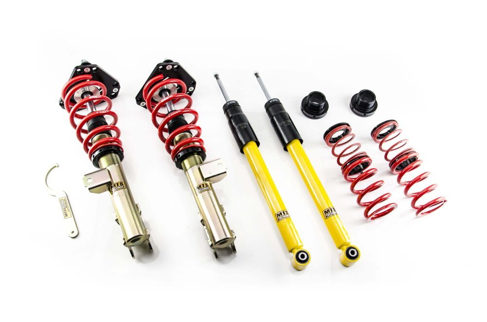 MTSGWMB29 Street Coilover Kit w/ Camber Adjust Top Mounts (Gold) for Mercedes-Benz A-CLASS (W176) - MTS Technik UK - mtsgwmb29-mercedes-benz-a-class-w176