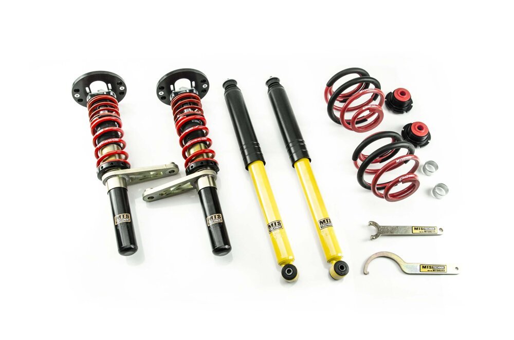 MTSGWOP33 Street Coilover Kit w/ Camber Adjust Top Mounts (Gold) for Opel KADETT D (31) - MTS Technik UK - mtsgwop33-opel-kadett-d-31