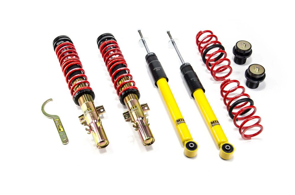 MTSGWVW108 Street Coilover Kit w/ Camber Adjust Top Mounts (Gold) for Seat Mii (KF/KE) - MTS Technik UK - mtsgwvw108-seat-mii-kfke