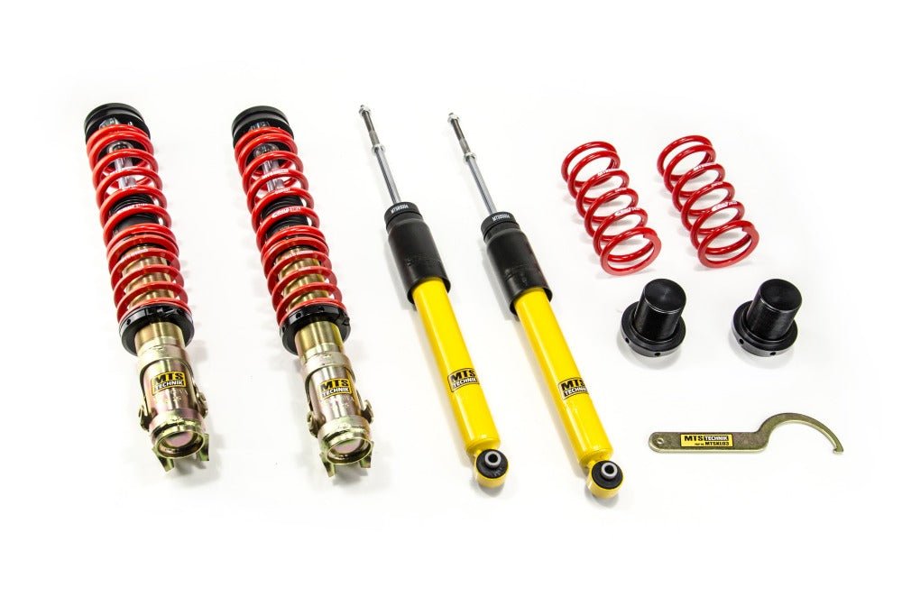 MTSGWVW126 Street Coilover Kit w/ Camber Adjust Top Mounts (Gold) for Volkswagen LUPO Mk1 (6X1/6E1) - MTS Technik UK - mtsgwvw126-volkswagen-lupo-mk1-6x16e1