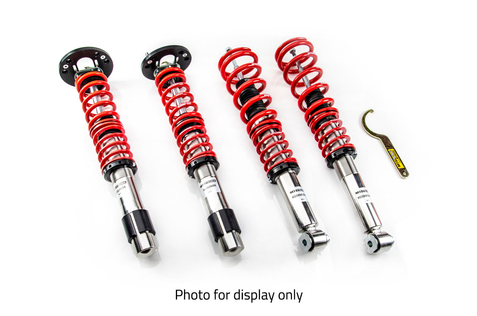 Comfort Coilover Kit w/ Camber Adjust Top Mounts (Inox) for BMW 3 Coupe (E46)