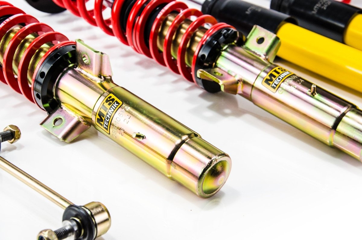 Stance Coilover Kit w/ Camber Adjust Top Mounts (Gold) for BMW Z4 Coupe (E86) - MTS Technik UK - mtsgwbm113-s-bmw-z4-coupe-e86