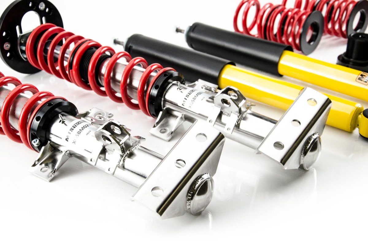 Stance Coilover Kit w/ Camber Adjust Top Mounts (Inox) for BMW 3 Compact (E36) - MTS Technik UK - xmtsgwbm99-s-bmw-3-compact-e36