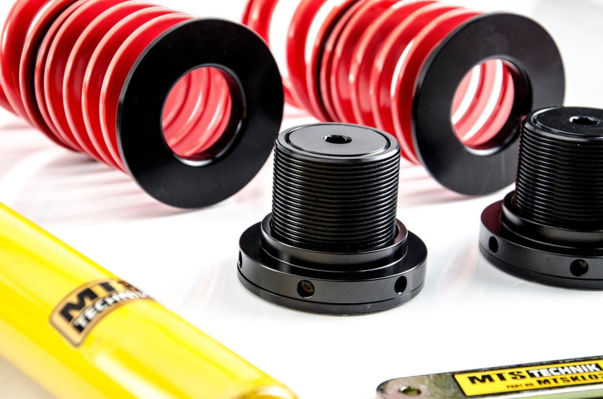 Stance Coilover Kit w/ Camber Adjust Top Mounts (Inox) - Weld - In for BMW 3 (E30) - MTS Technik UK - xmtsgwbm15-s-bmw-3-e30