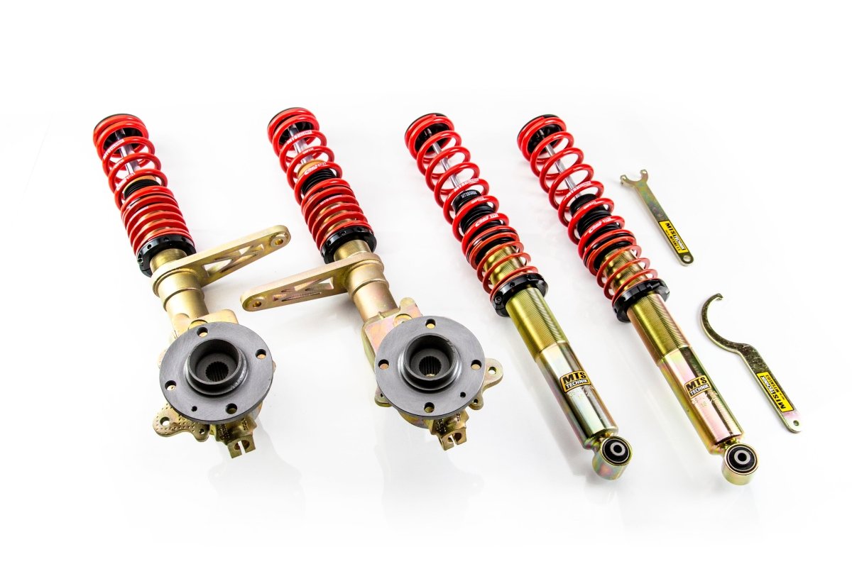Street Coilover Kit (Gold) - Weld - In for Audi 80 B1 Saloon (80/82) - MTS Technik UK - mtsgwau07-audi-80-b1-saloon-8082