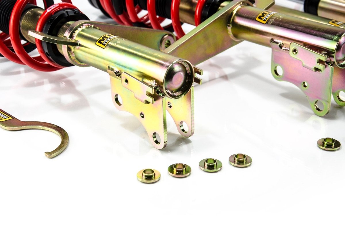 Street Coilover Kit w/ Camber Adjust Top Mounts (Gold) for Audi 80 B4 Avant (8C) - MTS Technik UK - mtsgwau72-audi-80-b4-avant-8c