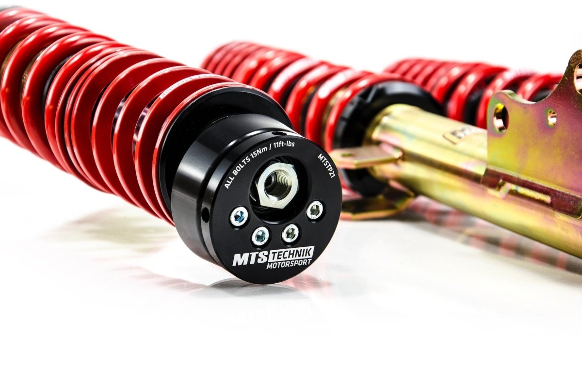Street Coilover Kit w/ Camber Adjust Top Mounts (Gold) for Audi 90 B3 (89/8A) - MTS Technik UK - mtsgwau70-audi-90-b3-898a