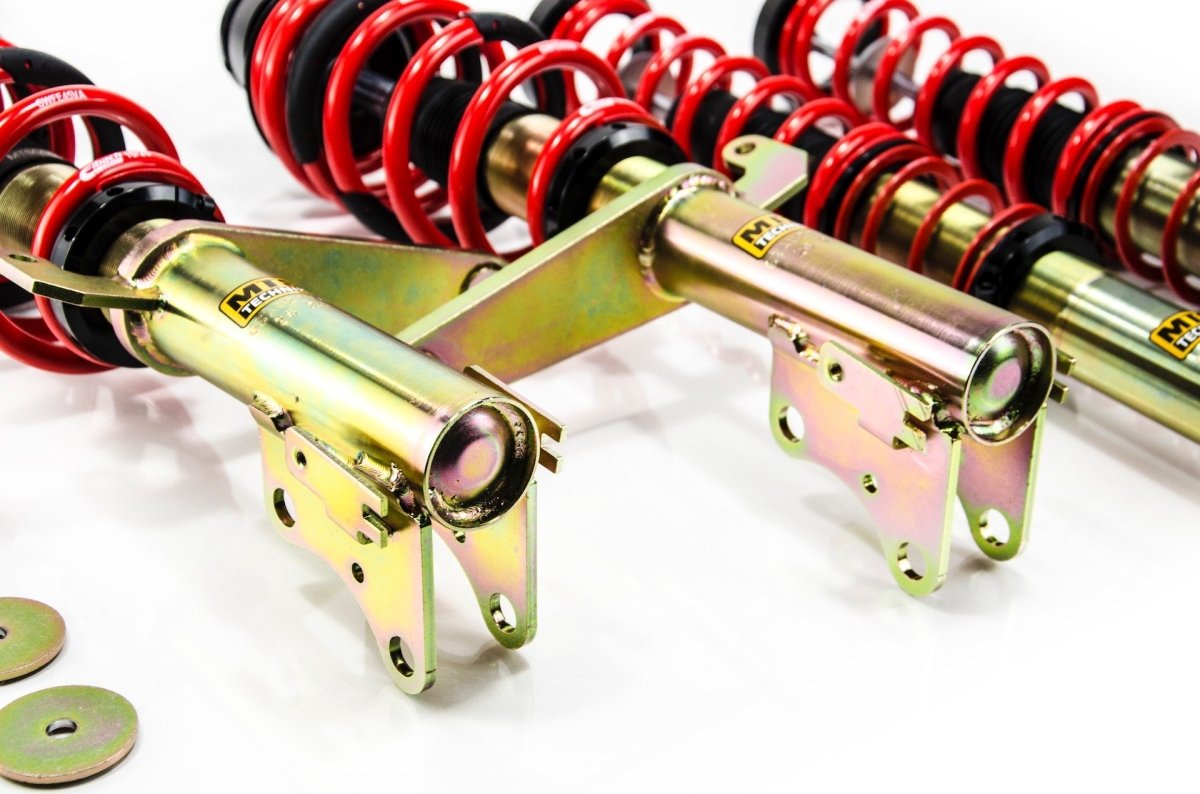 Street Coilover Kit w/ Camber Adjust Top Mounts (Gold) for Audi 90 B3 (89/8A) - MTS Technik UK - mtsgwau69-audi-90-b3-898a