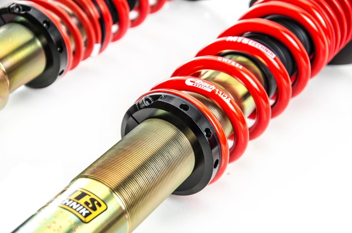 Street Coilover Kit w/ Camber Adjust Top Mounts (Gold) for Audi V8 (44/4C) - MTS Technik UK - mtsgwau65-audi-v8-444c