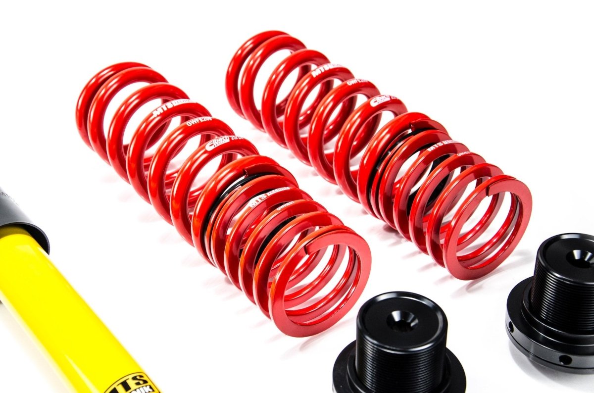 Street Coilover Kit w/ Camber Adjust Top Mounts (Gold) for BMW 1 (E81) - MTS Technik UK - mtsgwbm103-bmw-1-e81