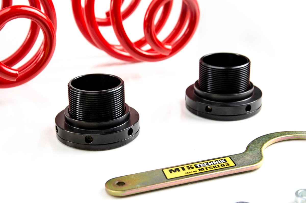 Street Coilover Kit w/ Camber Adjust Top Mounts (Gold) for BMW 3 Compact (E36) - MTS Technik UK - mtsgwbm117-bmw-3-compact-e36