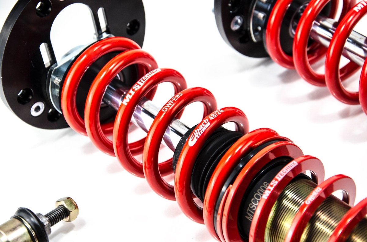 Street Coilover Kit w/ Camber Adjust Top Mounts (Gold) for BMW 3 Compact (E46) - MTS Technik UK - mtsgwbm100-bmw-3-compact-e46