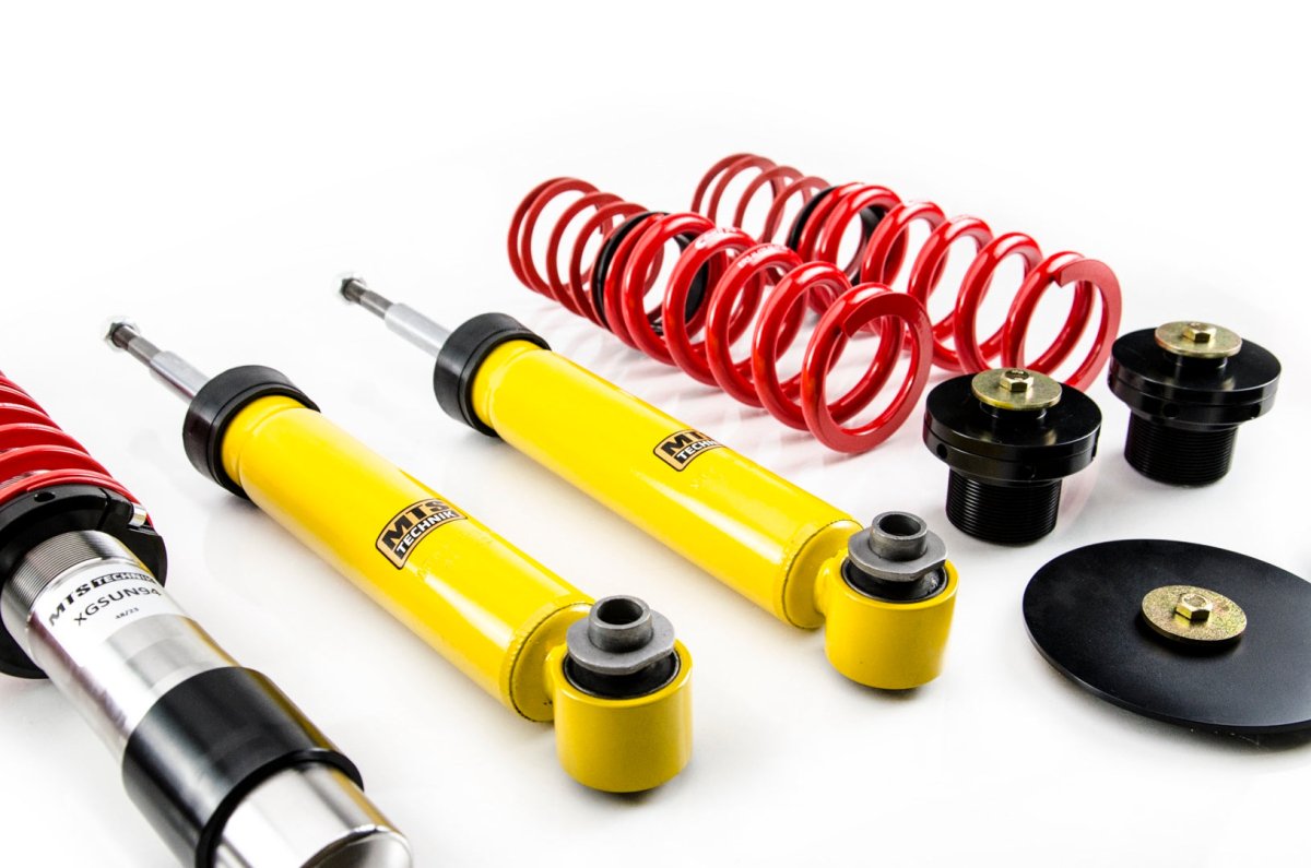 Street Coilover Kit w/ Camber Adjust Top Mounts (Gold) for BMW 5 Touring (E61) - MTS Technik UK - mtsgwbm112-bmw-5-touring-e61