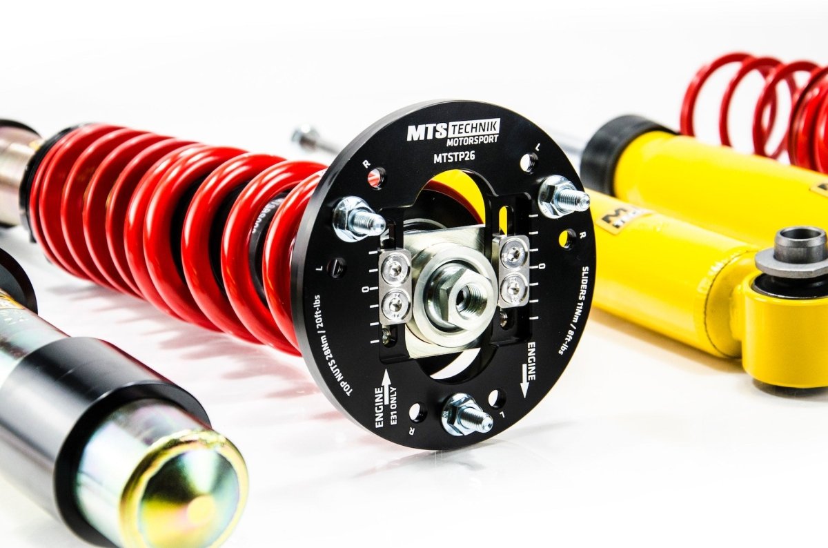 Street Coilover Kit w/ Camber Adjust Top Mounts (Gold) for BMW 5 Touring (E61) - MTS Technik UK - mtsgwbm112-bmw-5-touring-e61