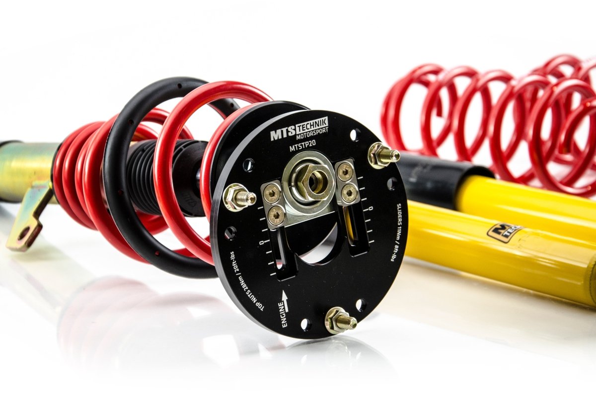 Street Coilover Kit w/ Camber Adjust Top Mounts (Gold) for Volkswagen GOLF Mk6 (5K1) - MTS Technik UK - mtsgwvw91-volkswagen-golf-mk6-5k1