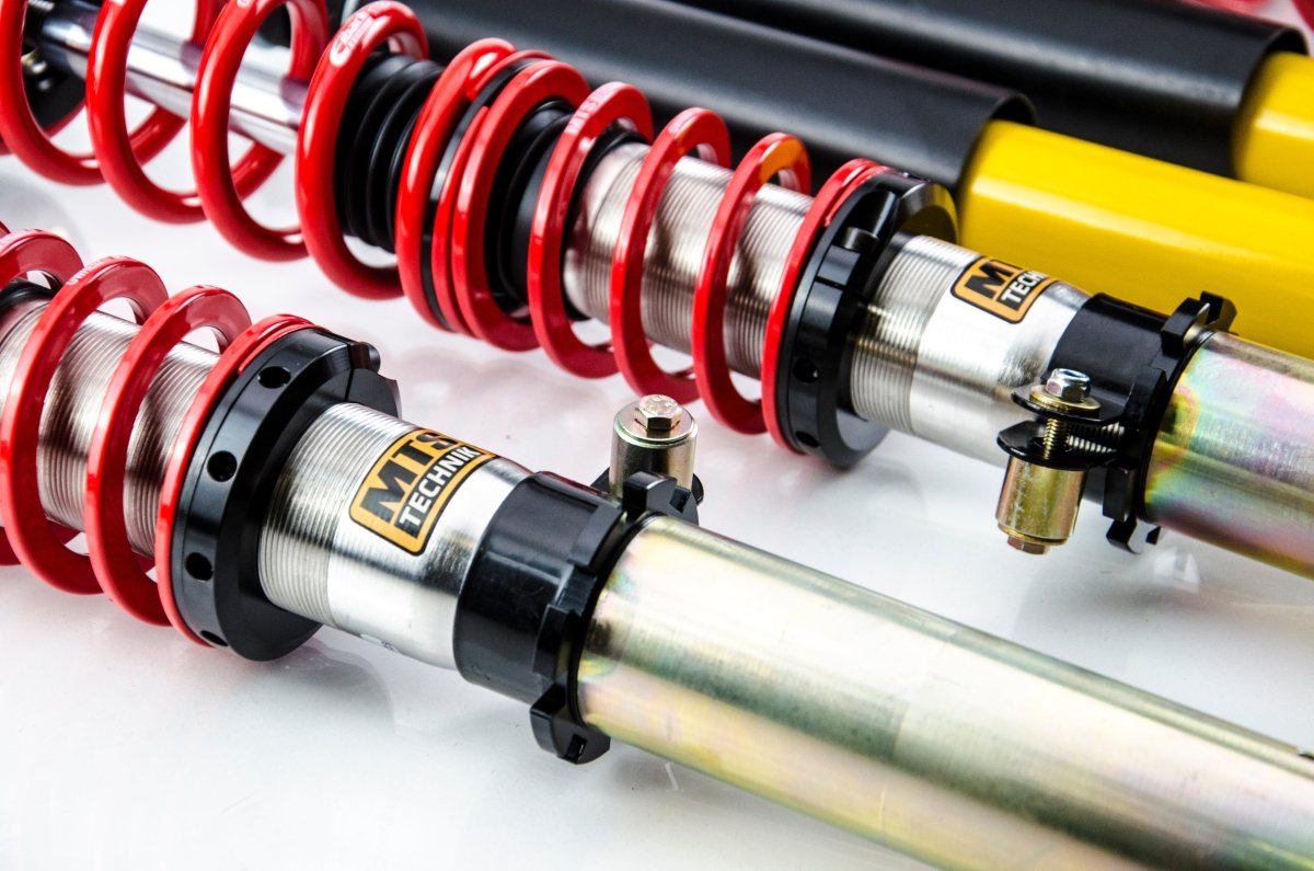 Street Coilover Kit w/ Camber Adjust Top Mounts (Gold) - Weld - In for BMW 1502 - 2002 Touring (E6) - MTS Technik UK - mtsgwbm54-bmw-1502-2002-touring-e6