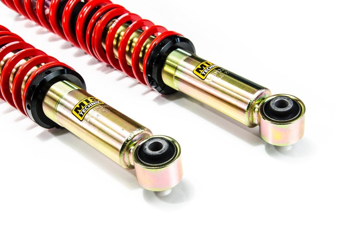 Street Coilover Kit w/ Camber Adjust Top Mounts (Gold) - Weld - In for BMW 2500 - 3.3 (E3) - MTS Technik UK - mtsgwbm92-bmw-2500-33-e3