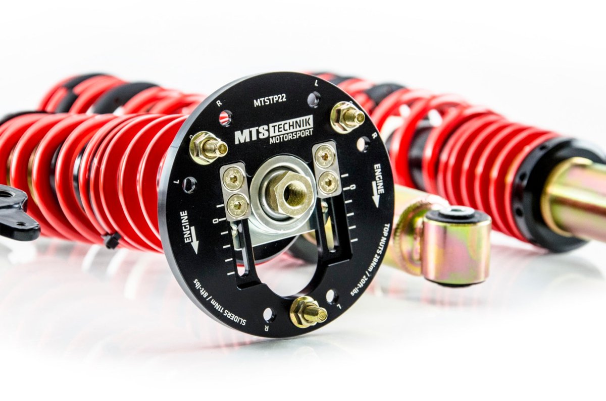 Street Coilover Kit w/ Camber Adjust Top Mounts (Gold) - Weld - In for BMW 3 (E21) - MTS Technik UK - mtsgwbm83-bmw-3-e21
