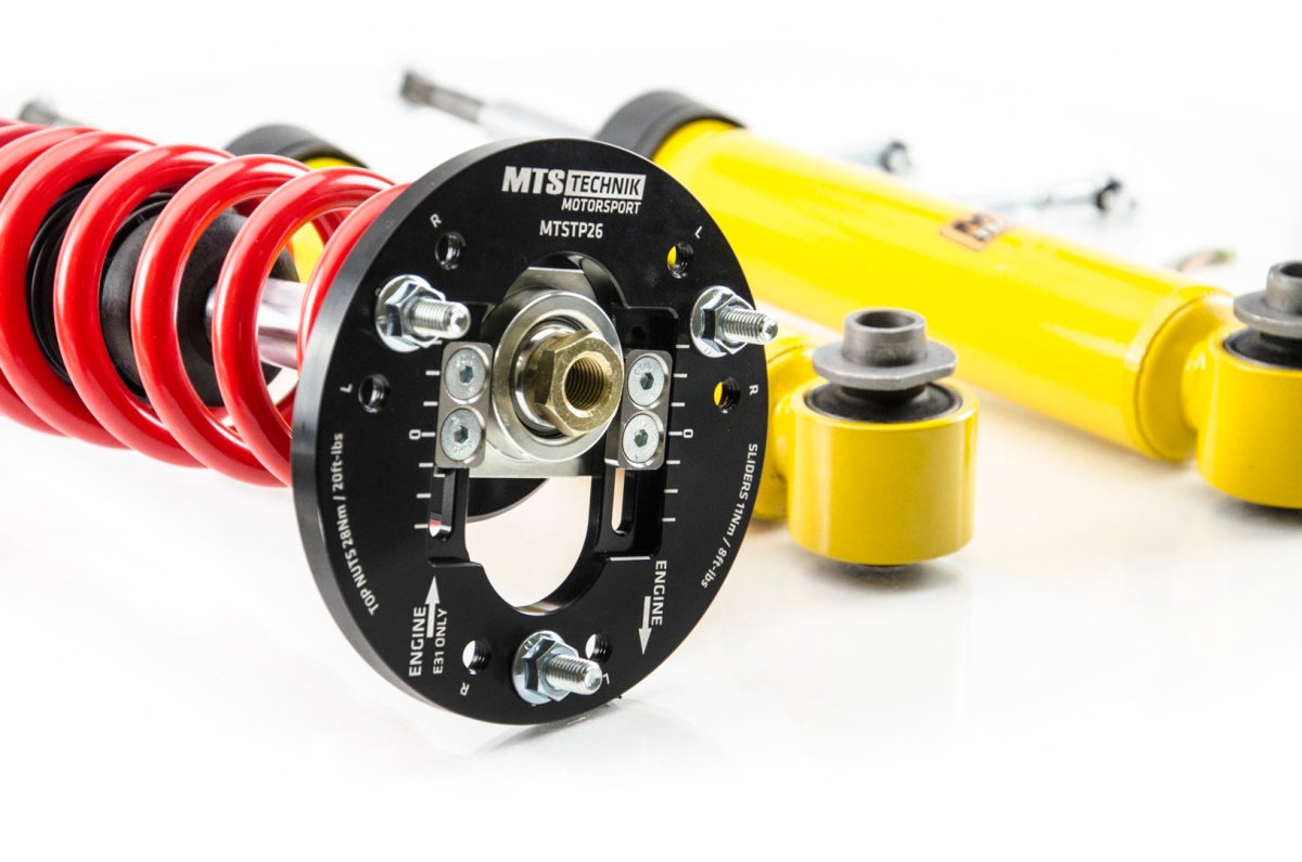 Street Coilover Kit w/ Camber Adjust Top Mounts (Gold) - Weld - In for BMW 3 Touring (E30) - MTS Technik UK - mtsgwbm11-bmw-3-touring-e30