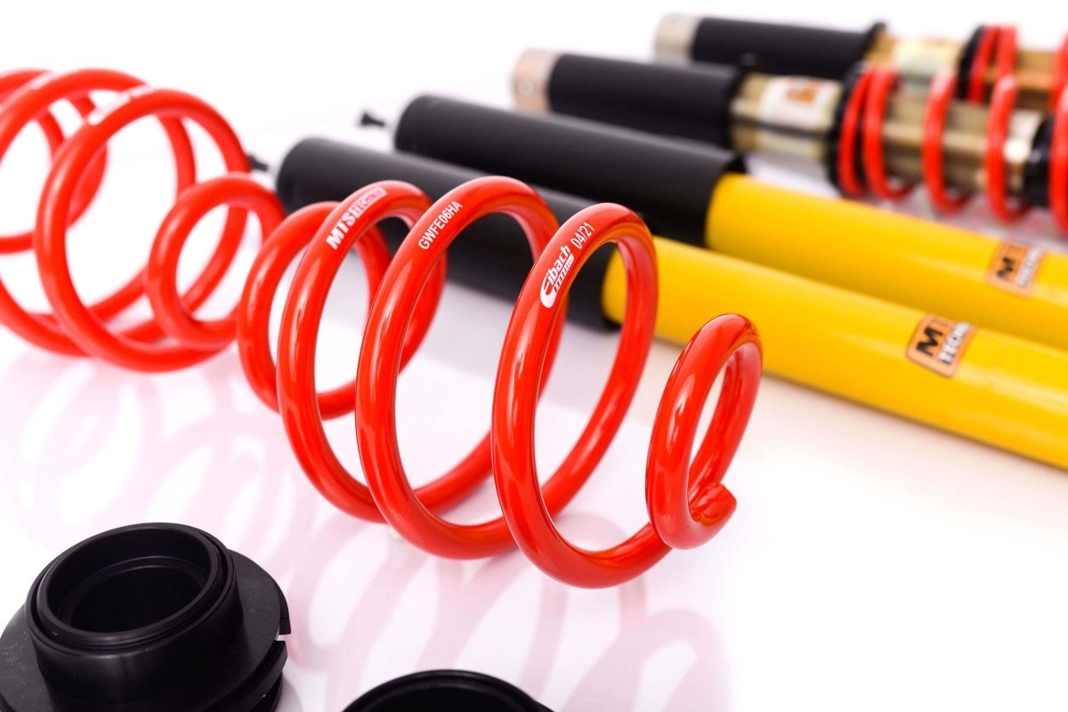 Street Coilover Kit w/ Camber Adjust Top Mounts (Gold) - Weld - In for BMW 3 Touring (E30) - MTS Technik UK - mtsgwbm15-bmw-3-touring-e30