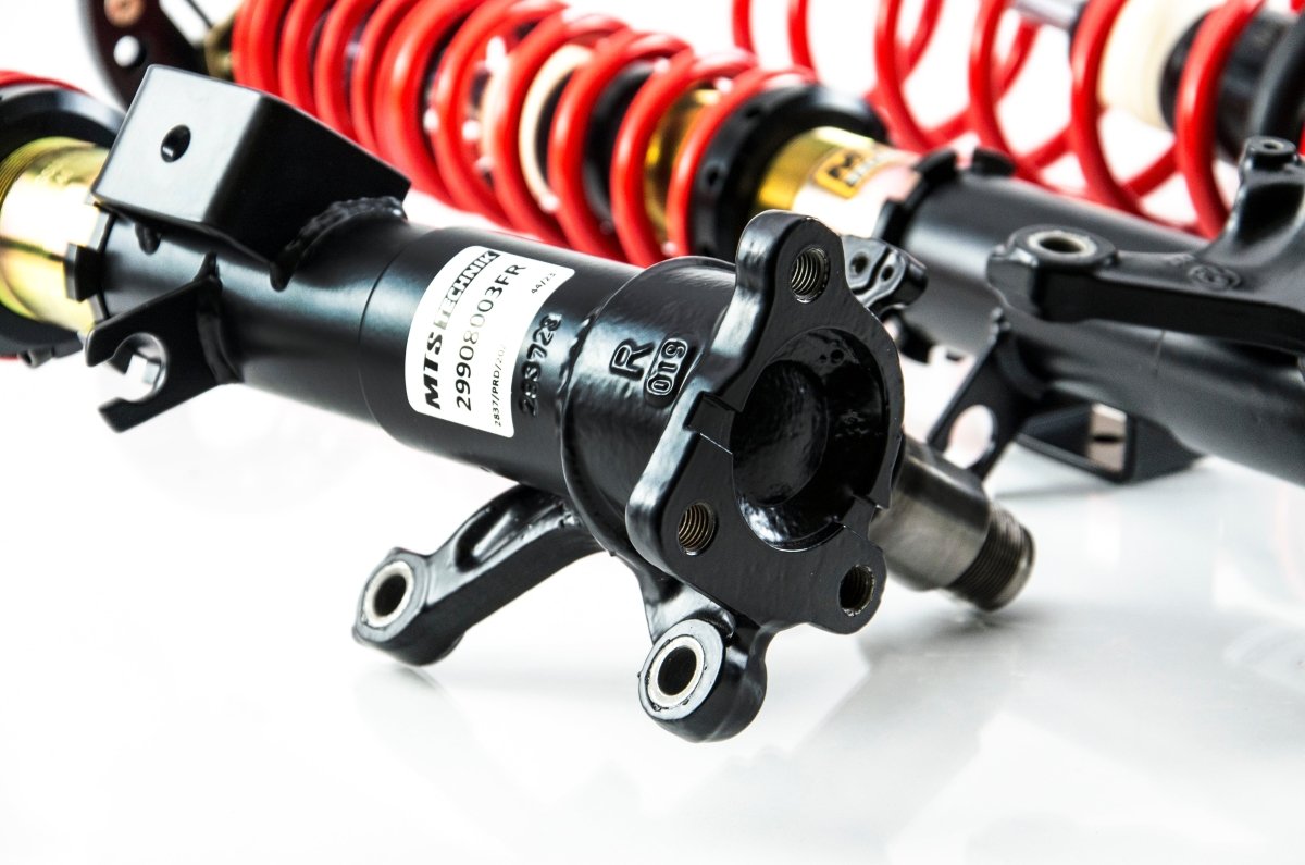 Street Coilover Kit w/ Camber Adjust Top Mounts (Gold) - Weld - In for BMW 5 Touring (E34) - MTS Technik UK - mtsgwbm81-bmw-5-touring-e34