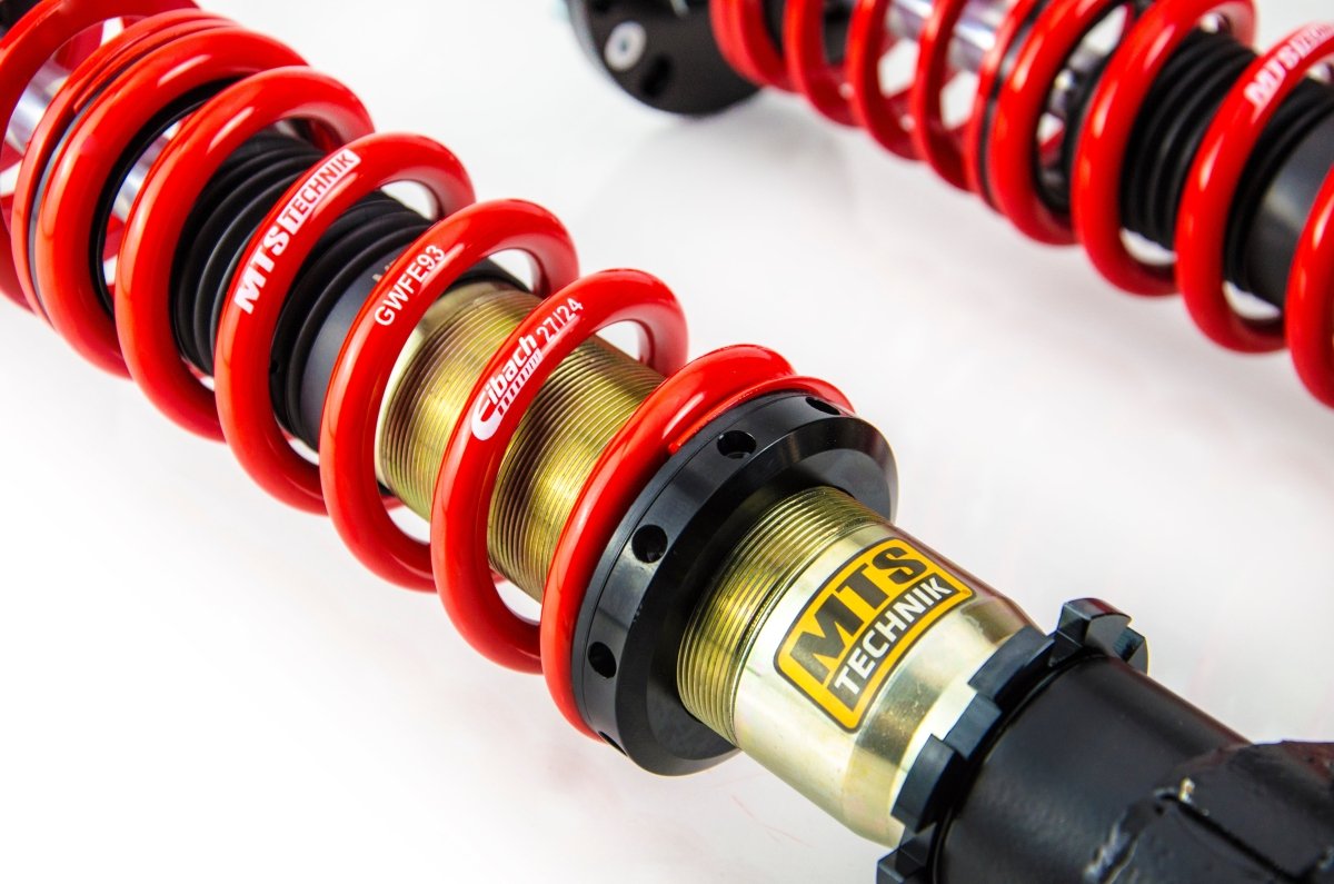 Street Coilover Kit w/ Camber Adjust Top Mounts (Gold) - Weld - In for BMW 7 (E23) - MTS Technik UK - mtsgwbm91-bmw-7-e23