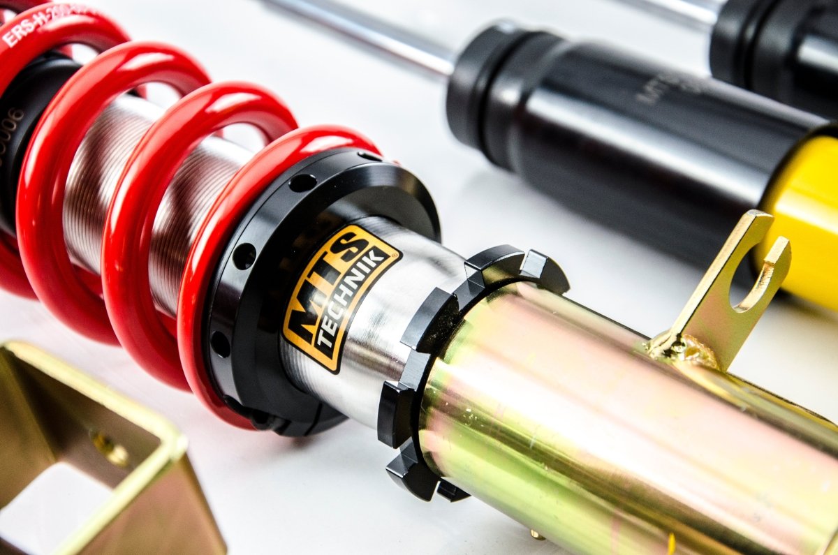 Street Coilover Kit w/ Camber Adjust Top Mounts (Gold) - Weld - In for BMW 8 (E31) - MTS Technik UK - mtsgwbm48-bmw-8-e31