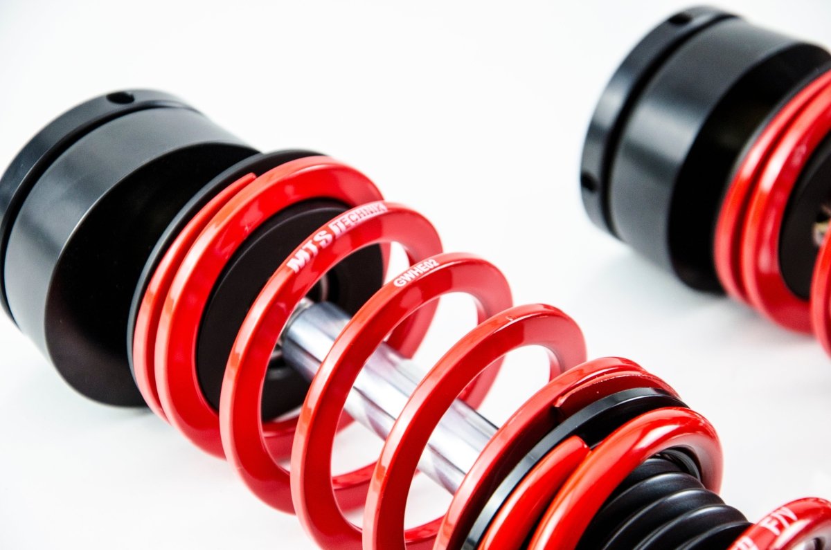 Street Coilover Kit w/ Camber Adjust Top Mounts (Gold) - Weld - In for Volkswagen PASSAT B2 Saloon (32B) - MTS Technik UK - mtsgwvw112-volkswagen-passat-b2-saloon-32b