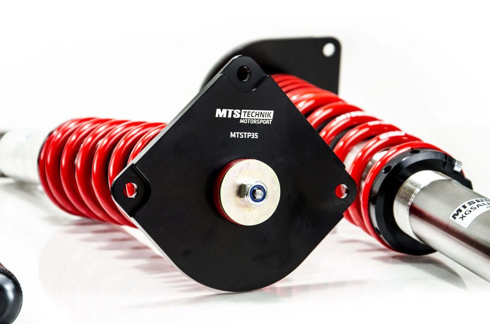 XMTSGWAU64 Street Coilover Kit w/ Camber Adjust Top Mounts (Inox) for Audi 100 C4 Saloon (4A) - MTS Technik UK - xmtsgwau64-audi-100-c4-saloon-4a