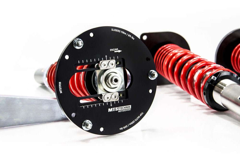 XMTSGWAU65 Street Coilover Kit w/ Camber Adjust Top Mounts (Inox) for Audi 100 C4 Saloon (4A) - MTS Technik UK - xmtsgwau65-audi-100-c4-saloon-4a
