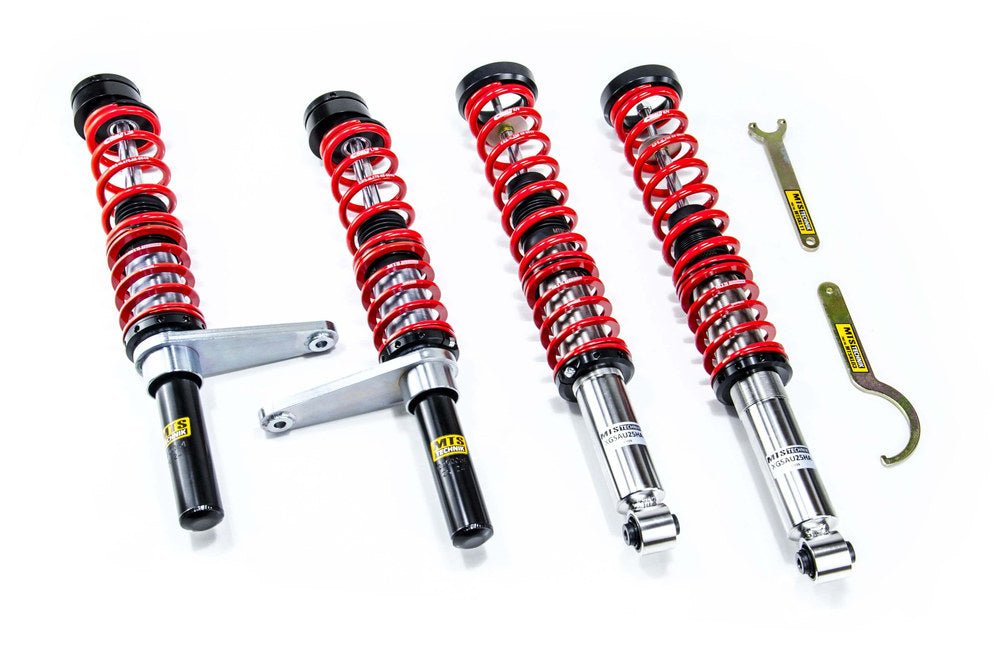XMTSGWVW112-C Comfort Coilover Kit w/ Camber Adjust Top Mounts (Inox) for Volkswagen PASSAT B2 Variant (33B) - MTS Technik UK - xmtsgwvw112-c-volkswagen-passat-b2-variant-33b