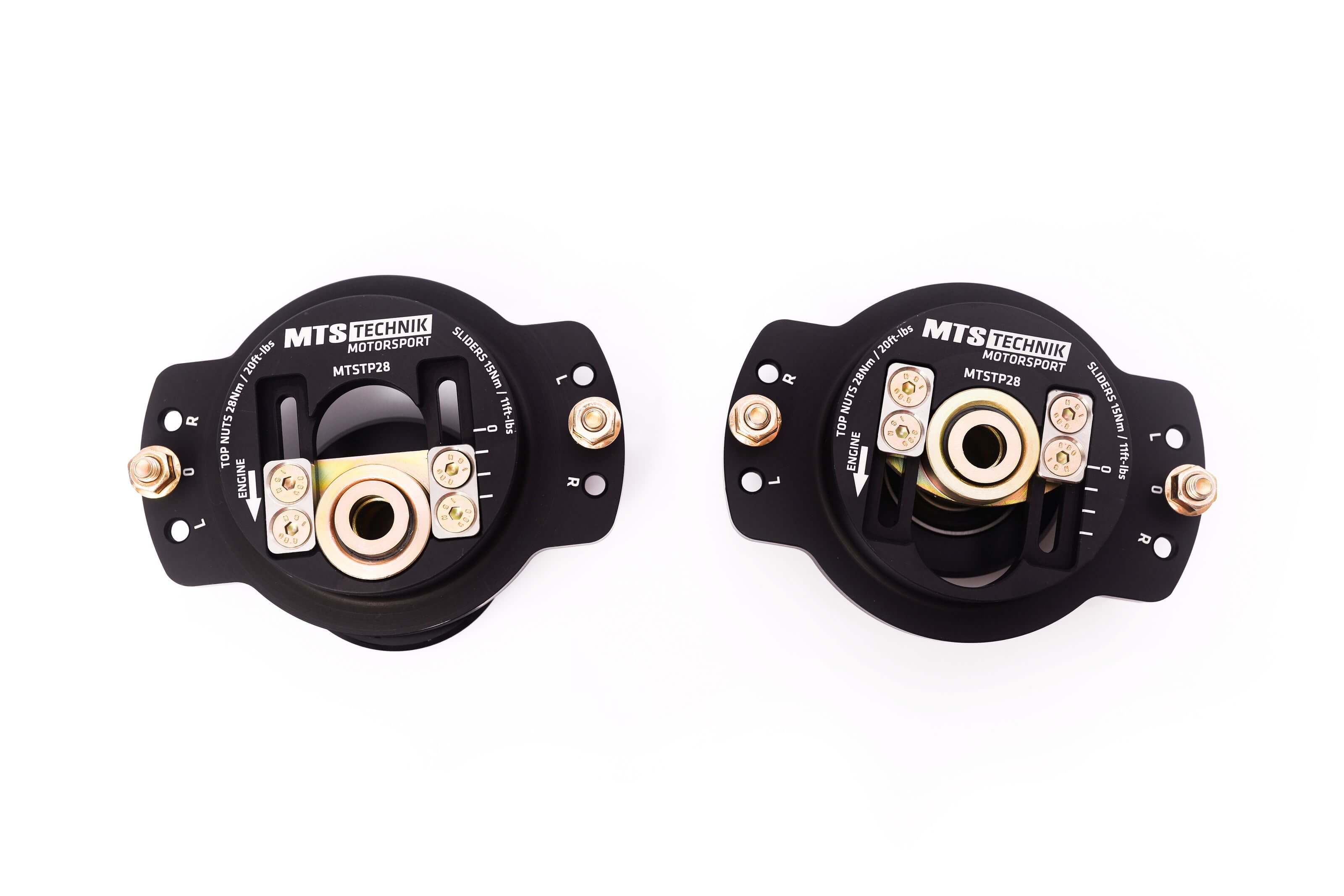 Adjustable camber / caster top mounts (Front) for Volkswagen JETTA Mk1 (16)