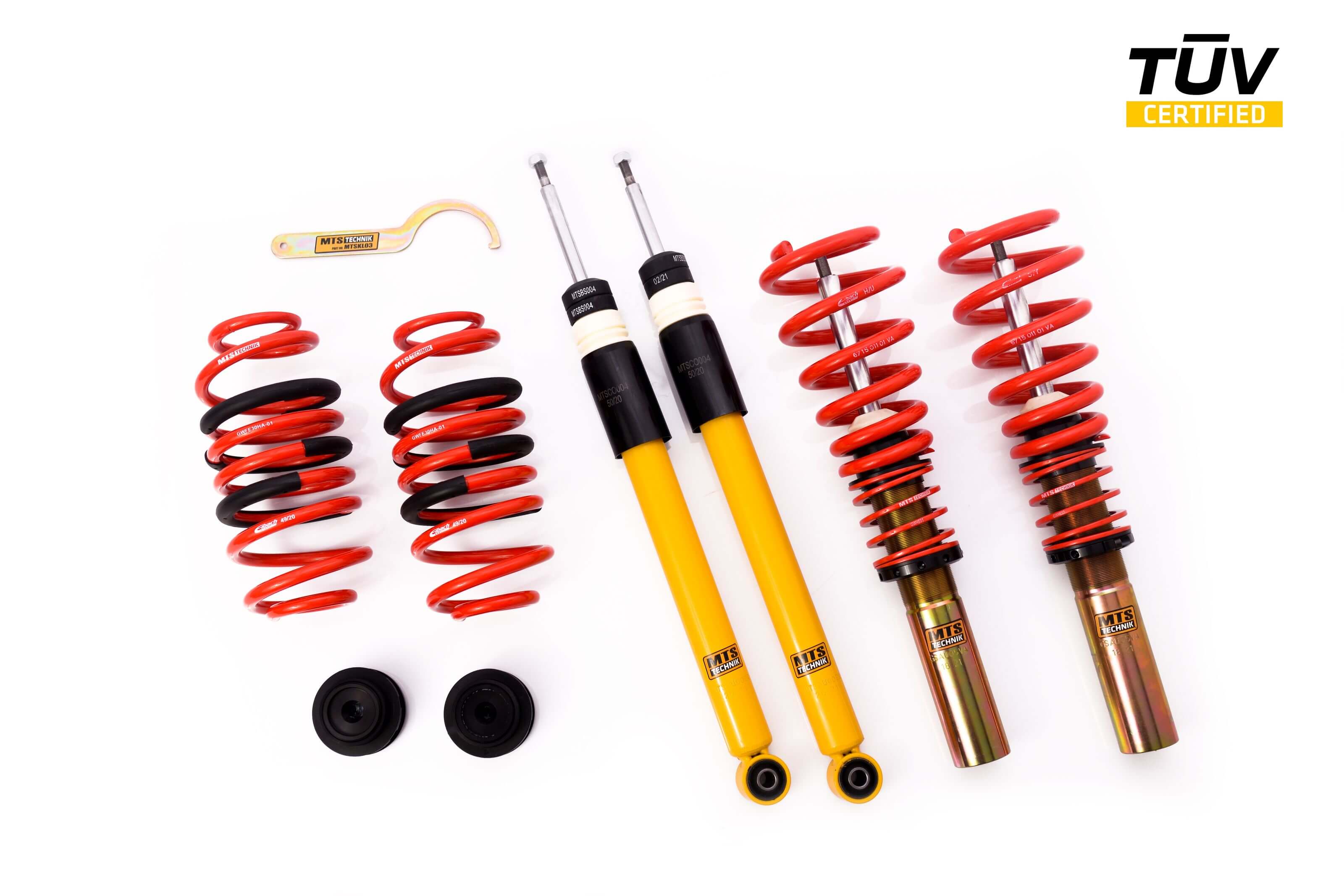 Street Coilover Kit (Gold) for Audi A4 B8 (8K)