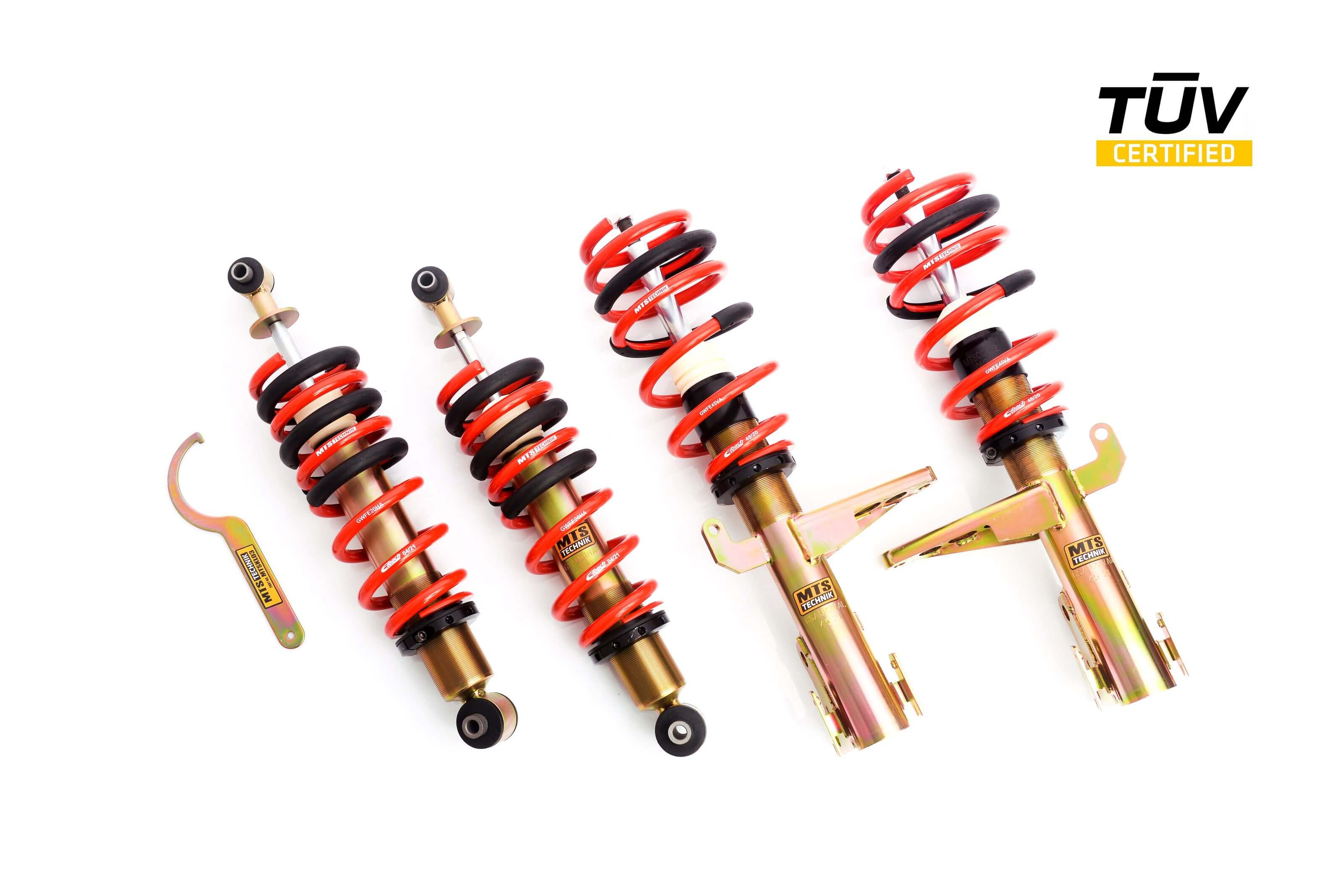 Street Coilover Kit (Gold) for Audi 80 B4 Saloon (8C)