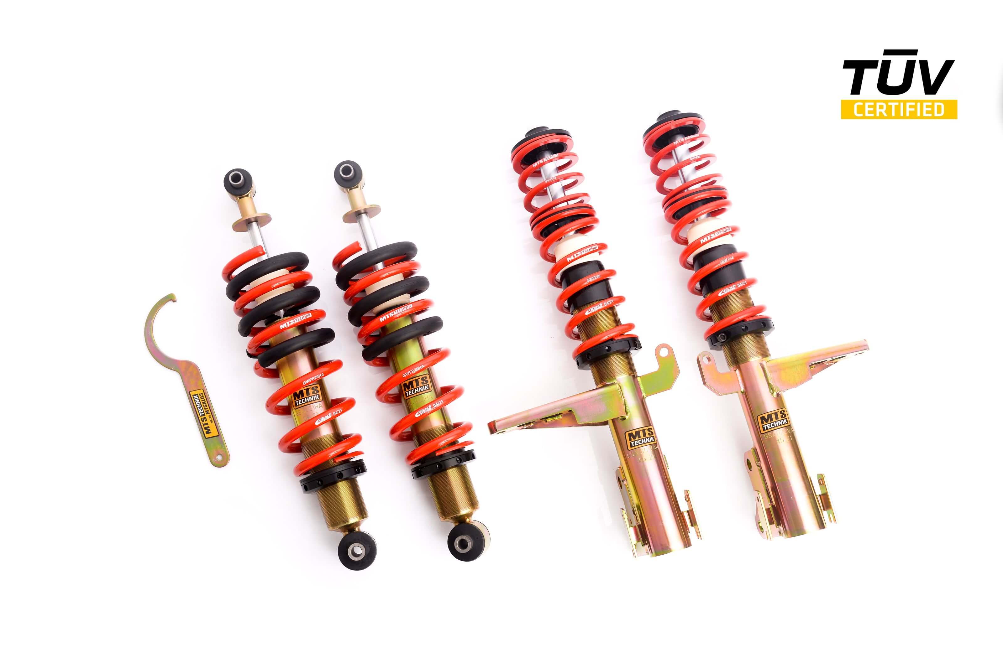Street Coilover Kit (Gold) for Audi 80 B4 Saloon (8C)