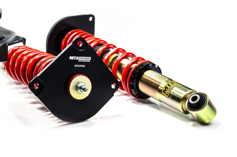 MTSGWAU66 Street Coilover Kit w/ Camber Adjust Top Mounts (Gold) for Audi A6 C4 (4A)