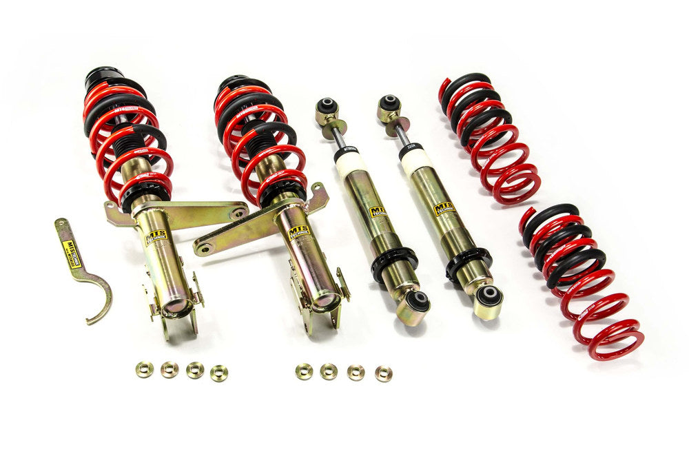 MTSGWAU72-C Comfort Coilover Kit w/ Camber Adjust Top Mounts (Gold) for Audi 80 B4 Avant (8C) - RS2 quattro