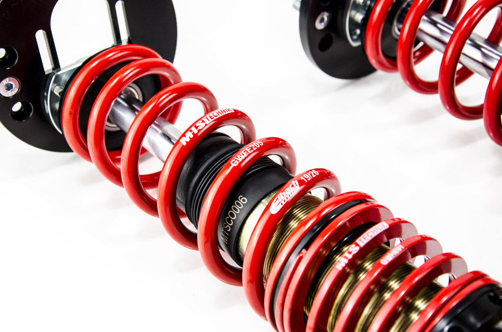 MTSGWBM07 Street Coilover Kit w/ Camber Adjust Top Mounts (Gold) for BMW Z3 Roadster (E36)