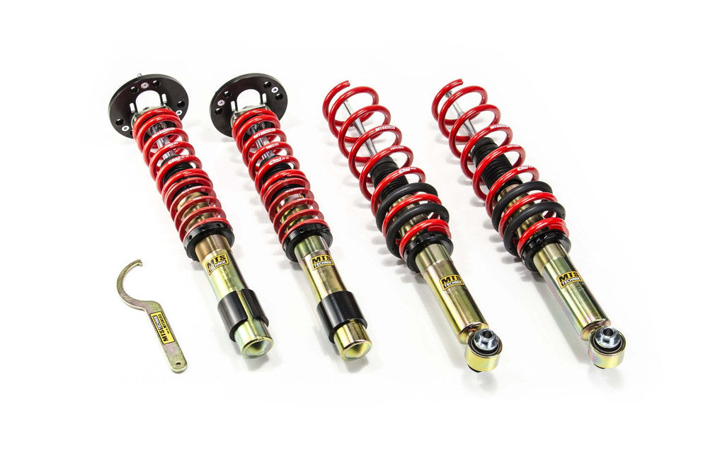 MTSGWBM101-S Stance Coilover Kit w/ Camber Adjust Top Mounts (Gold) for BMW 5 (E39)